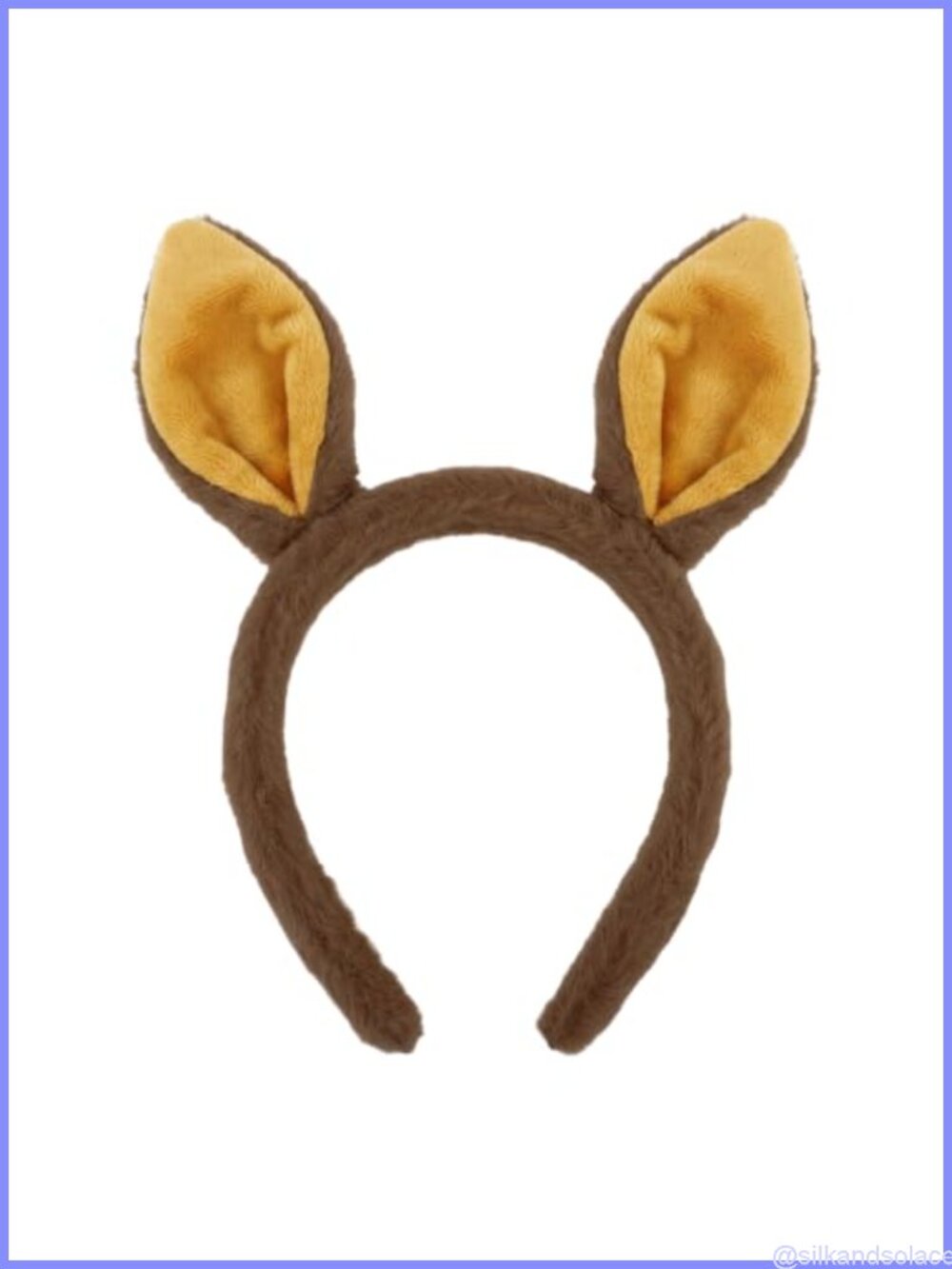 Velvet Animal Ears Headband One Size Cosplay Bath Makeup Hairband